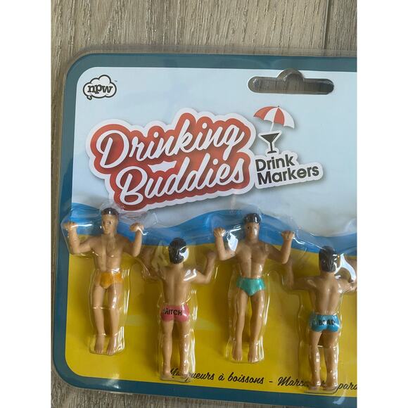 Drinking Buddies Drink Markers Ladies Night Hunks New in Package - Picture 4 of 6